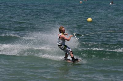 Démonstration de Wake Board